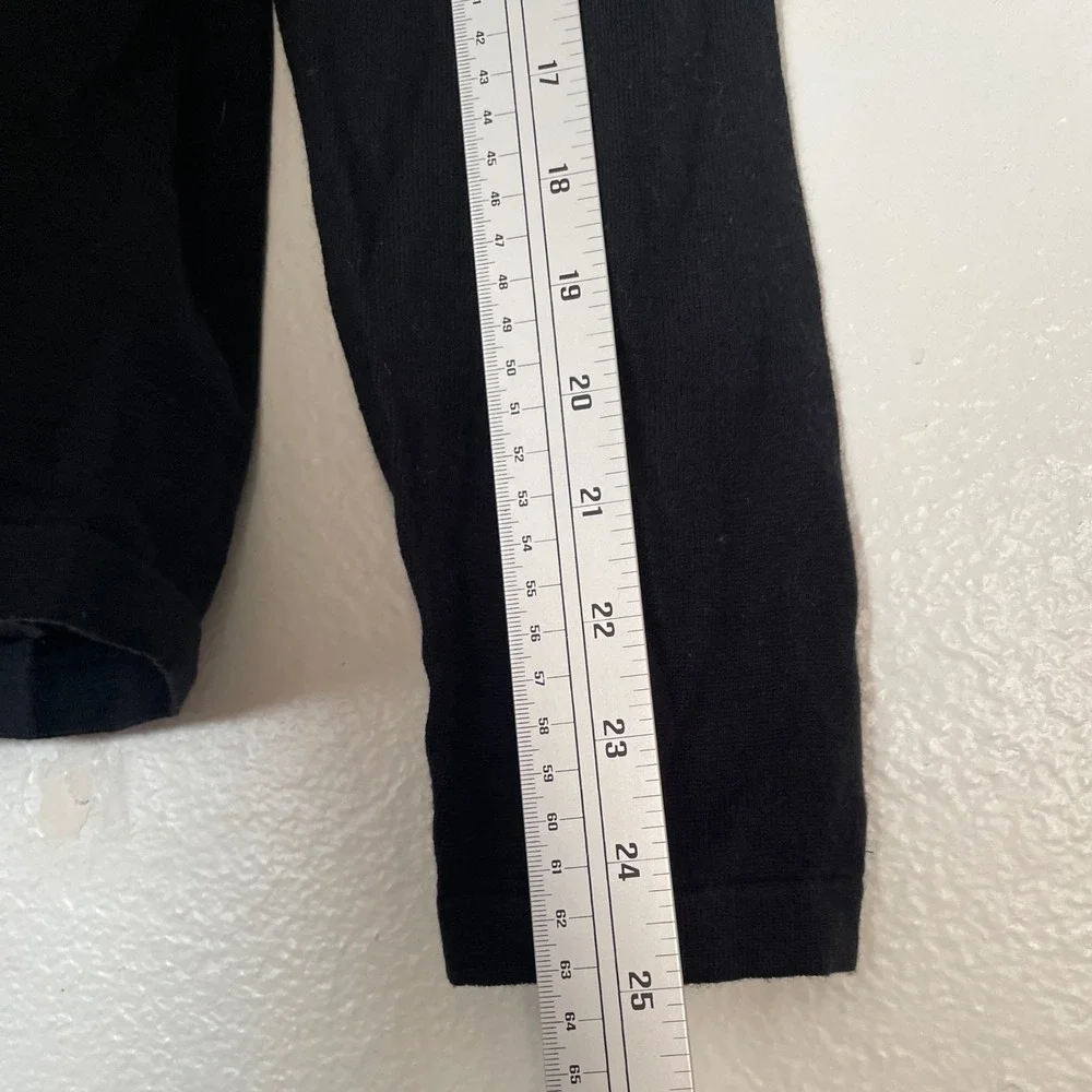 Banana Republic Luxury Blend Black Sweater Cotton Silk Cashmere Mens Medium M